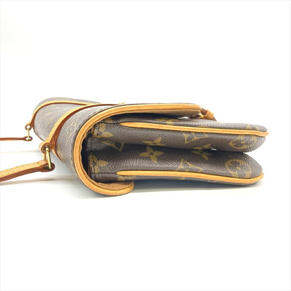 LOUIS VUITTON Authentic Brown Monogram Canvas Shoulder Bag - Picture 6 of 10